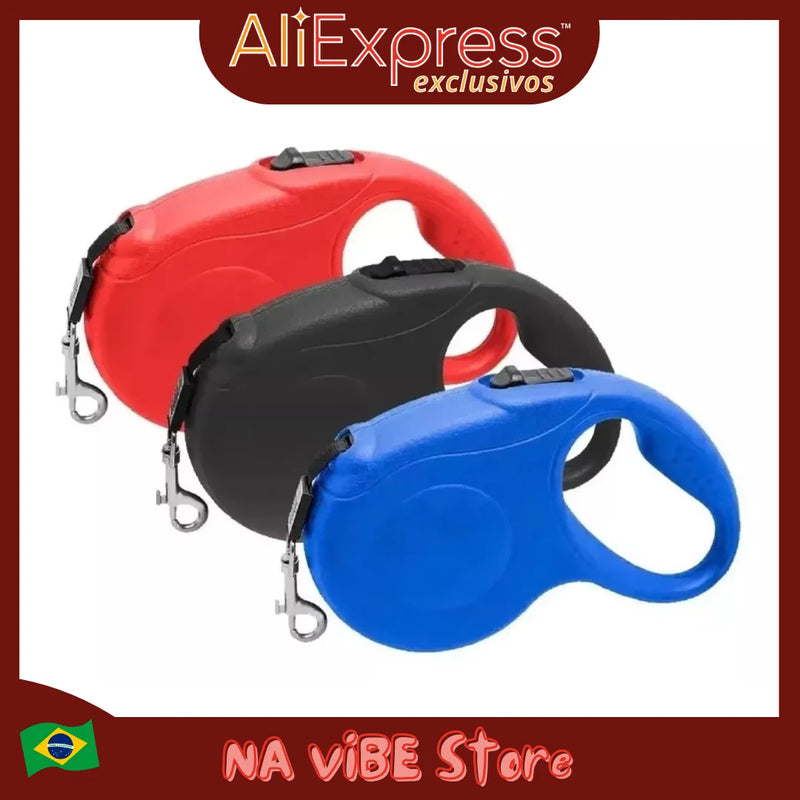 5 Meters Length Pet Dog Retractable Guide Collars